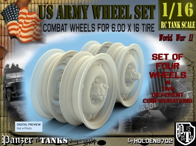 1-16 RIMS For 600x16 Both Sides in Tan Fine Detail Plastic