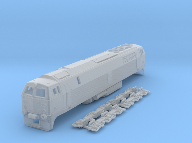 N Scale MZ III locomotive ex-DSB in Tan Fine Detail Plastic