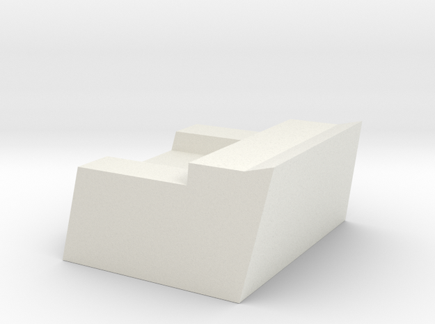 1/72 Burke CWIS Rear Chair in White Natural Versatile Plastic