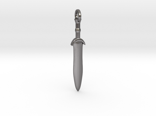 Lakonia Sword Pendant/Keychain in Polished Nickel Steel