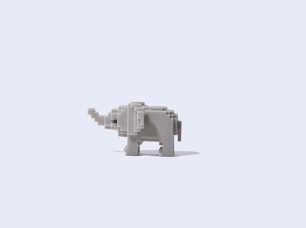 Baby Elephant in Full Color Sandstone