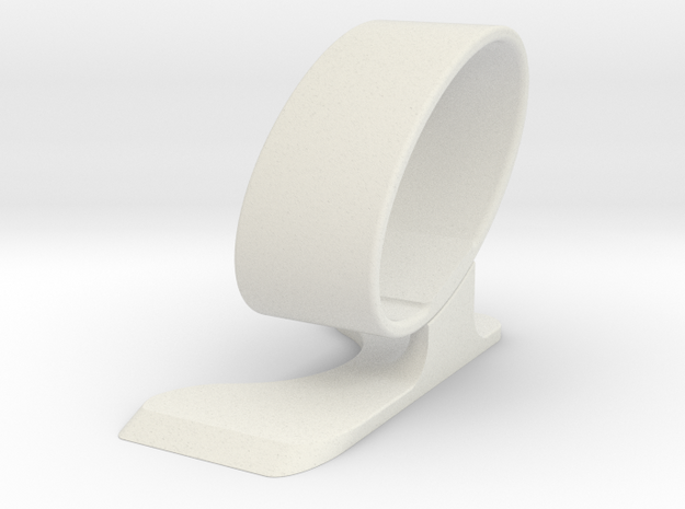 Wristwatch stand - side A  in White Natural Versatile Plastic