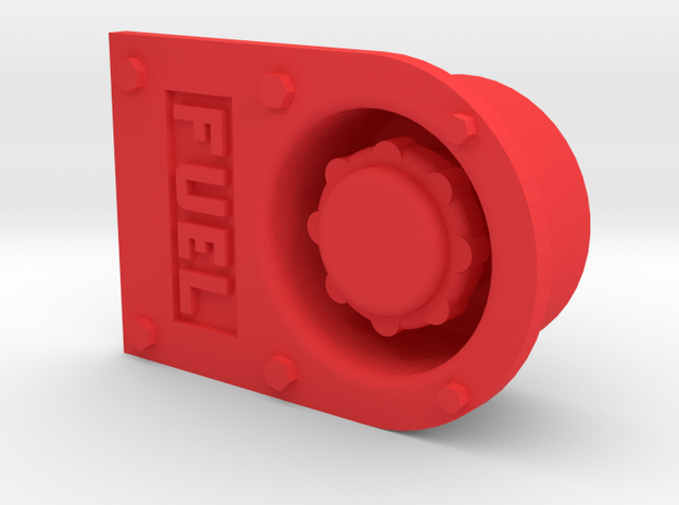 1.5" scale 7.5" Gauge Diesel Fuel Filler GP Locomo in Red Processed Versatile Plastic