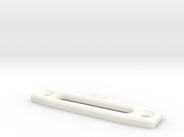 Warn hawse fairlead D90 1:10 in White Processed Versatile Plastic