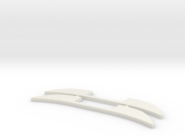 Renfort Mosler MiniZ 2pc in White Natural Versatile Plastic