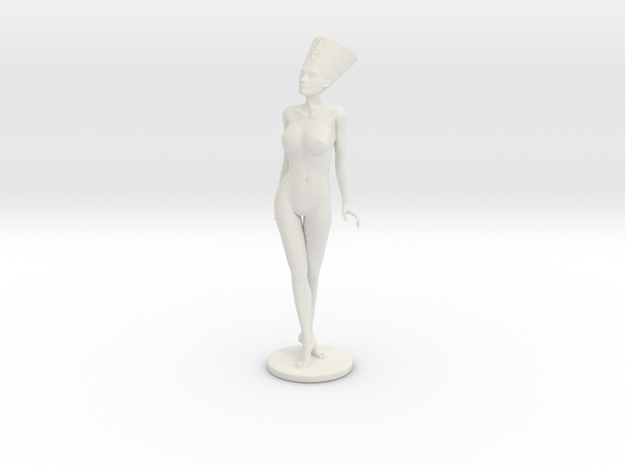 1/12 Nefertiti Nude Ver. in White Natural Versatile Plastic