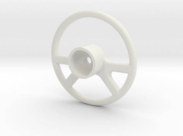 Vaterra Ascender K10 - Steering Wheel 2 of 2 in White Natural Versatile Plastic