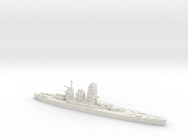 IJN Fujimoto 1/1250 (Fujimoto's Treaty Battleship) in White Natural Versatile Plastic