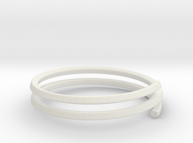 Bracelet GH X Large in White Natural Versatile Plastic