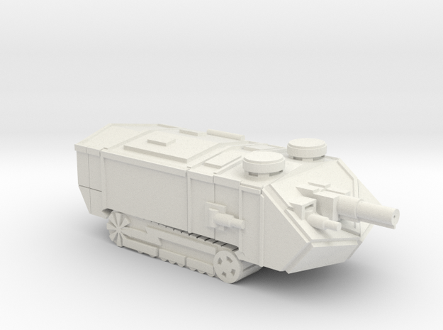 Saint Assault Tank in White Natural Versatile Plastic