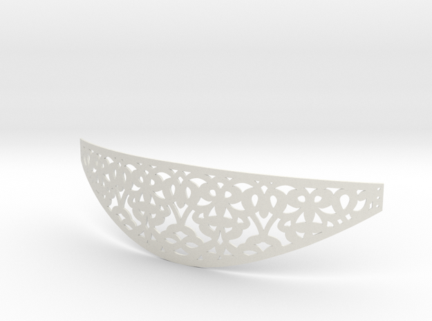 Sansa "Metal" Belt in White Natural Versatile Plastic