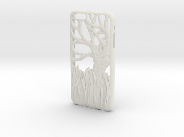 TreeWcattails Iphone 6S+ in White Natural Versatile Plastic