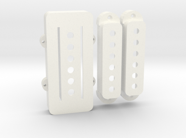 Pawn Shop Bass VI Set in White Processed Versatile Plastic
