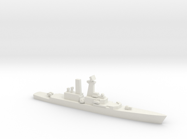 USS Truxtun (CGN-35), 1/3000 in White Natural Versatile Plastic