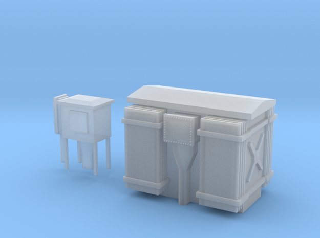 HT Transformer/Substation in Smooth Fine Detail Plastic