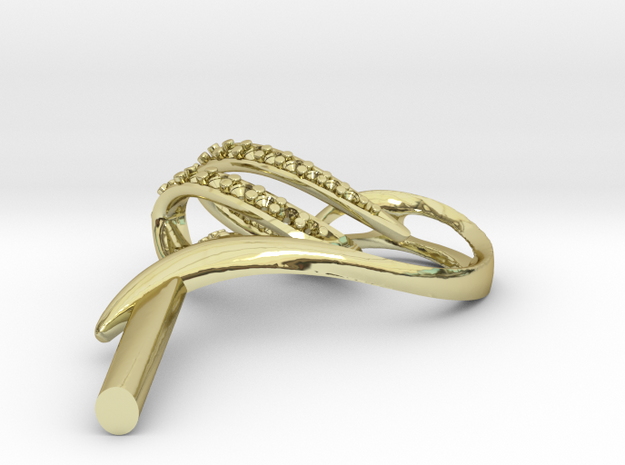 Ohrring "Rohling" in 18k Gold