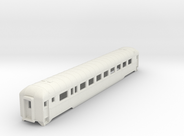 D&RGW Prospector Coach N Scale  in White Natural Versatile Plastic