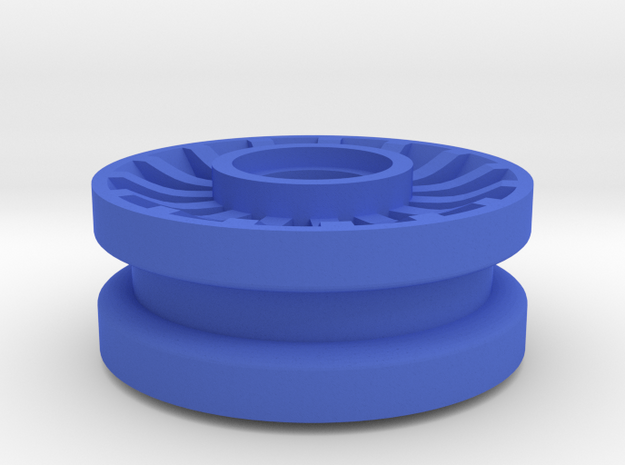 Wheel #1 for 4.8mm pin in Blue Processed Versatile Plastic