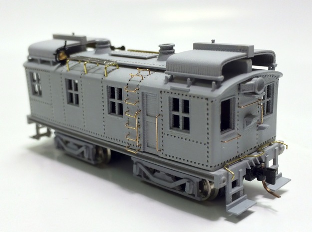 CNJ 1000 For Bachmann 44 Ton Switcher Frame in Clear Ultra Fine Detail Plastic