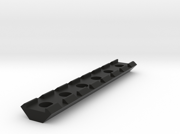 21mm Rail 115mm in Black Natural Versatile Plastic