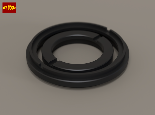 TFA Scope Pro Version - Lens Retainers in Black Natural Versatile Plastic