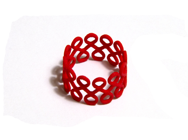 Eighty-Eight Ring in Red Processed Versatile Plastic: 8.5 / 58