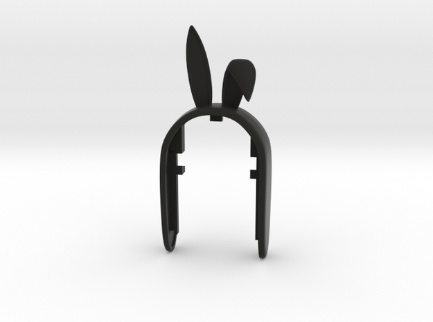 KEYFOB Bunny in Black Natural Versatile Plastic