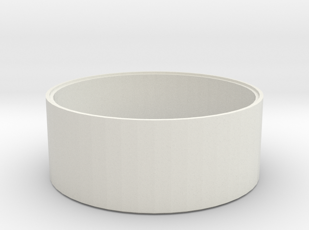 L 61 Betonschacht Ring in White Natural Versatile Plastic