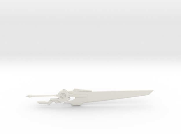 Qrow's weapon in White Natural Versatile Plastic