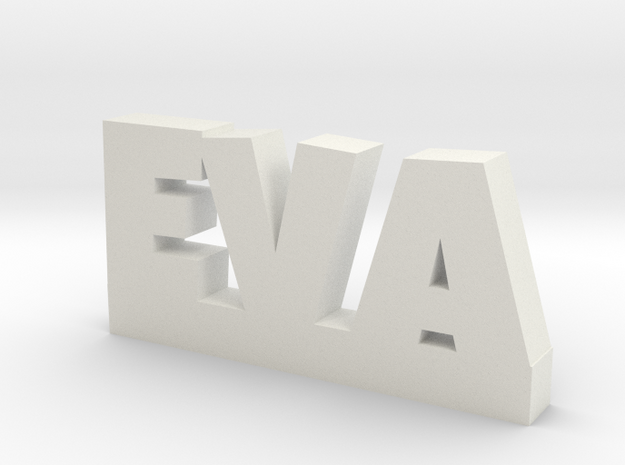 EVA Lucky in White Natural Versatile Plastic