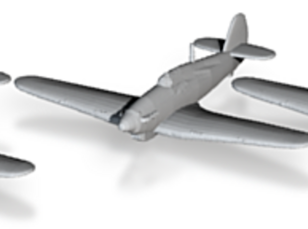 Hawker Hurricane Mk.IIb Trop 1:200 x3 FUD in Tan Fine Detail Plastic