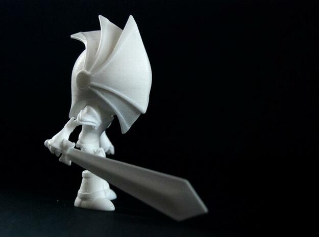 Blind Knight in White Processed Versatile Plastic