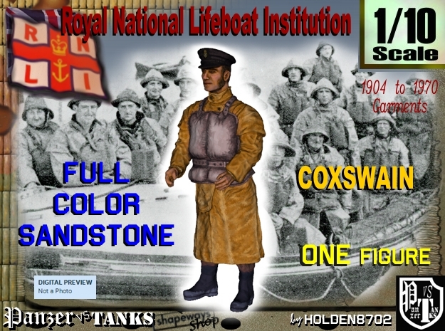 1-10 RNLI COXSWAIN Full Color Sandstone in Full Color Sandstone