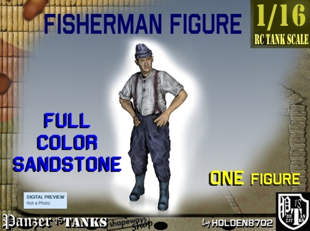 1-16 Fisherman Color 1 in Full Color Sandstone