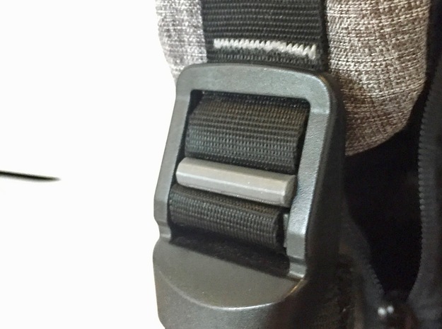Bobby Backpack strap fixer in White Natural Versatile Plastic