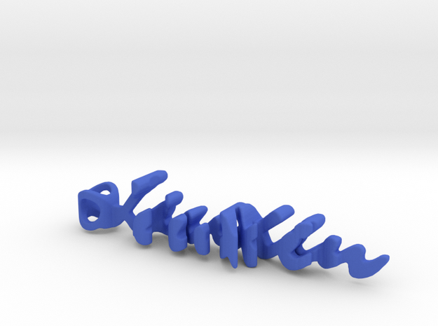 Twine LiuXin/Vika in Blue Processed Versatile Plastic