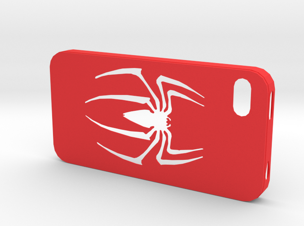 IPhone 4S Spider Case in Red Processed Versatile Plastic