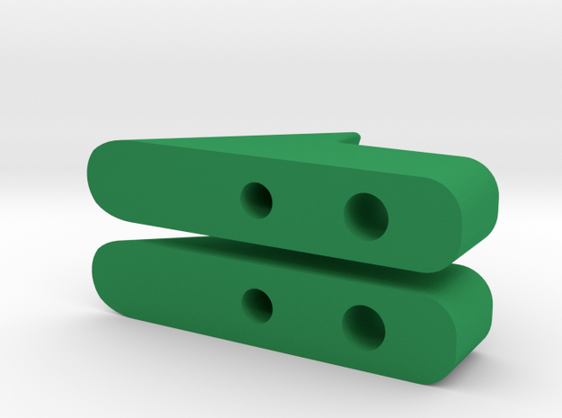 Rear Slider in Green Processed Versatile Plastic