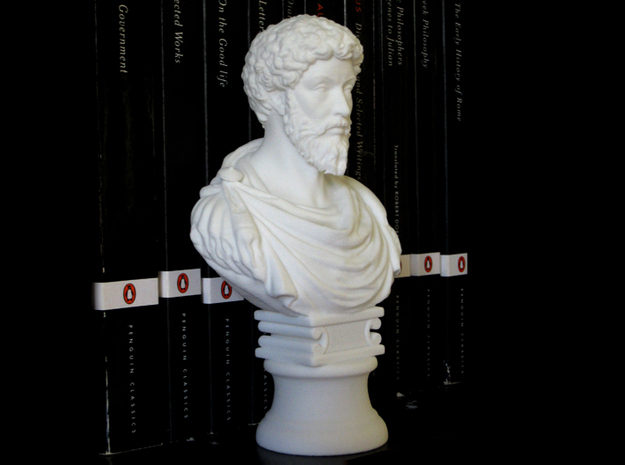 Marcus Aurelius 6 inches in White Natural Versatile Plastic: Medium