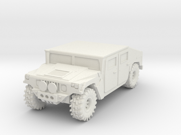 Hummer 1:12scale in White Natural Versatile Plastic