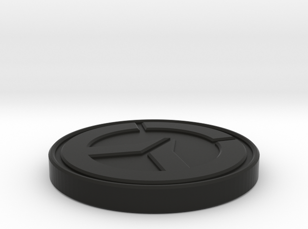 Custom Coin [OVERWATCH] in Black Natural Versatile Plastic