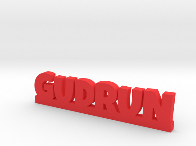 GUDRUN Lucky in Red Processed Versatile Plastic