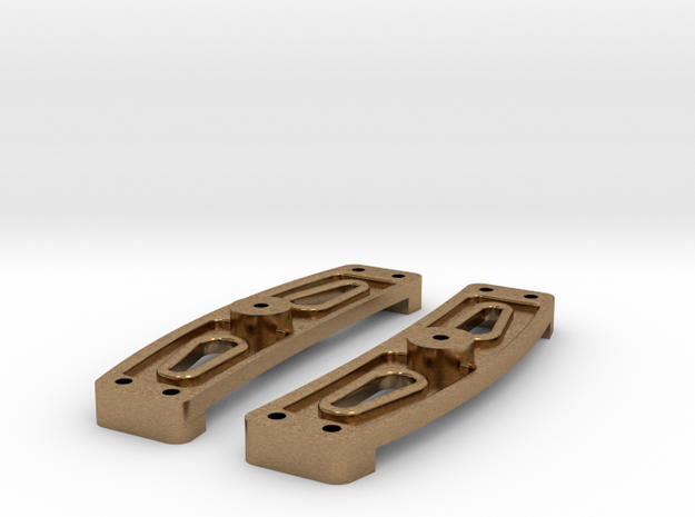 Expansion Link Trunnion Plates in Natural Brass
