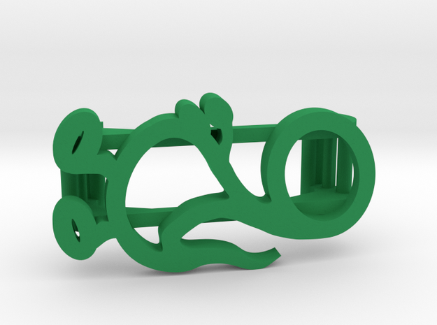 Dinosaur Clip for Fitbit Flex2 in Green Processed Versatile Plastic
