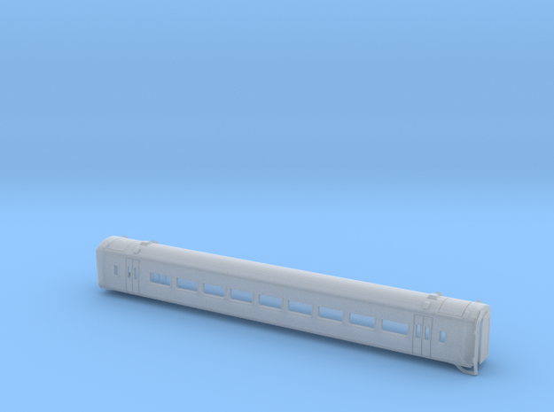 N Gauge Class 158 Version 2 Centre Carriage in Smooth Fine Detail Plastic