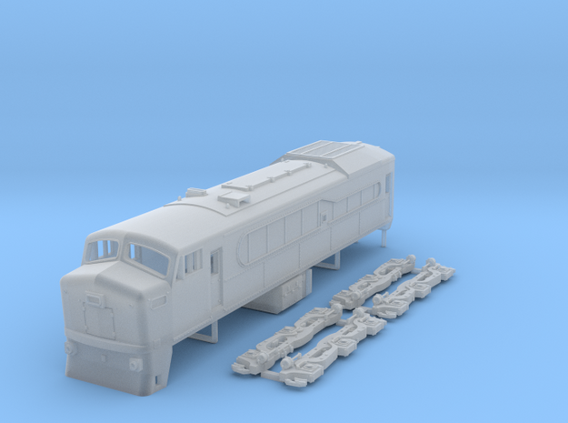 N Scale RF-615e locomotive in Smooth Fine Detail Plastic