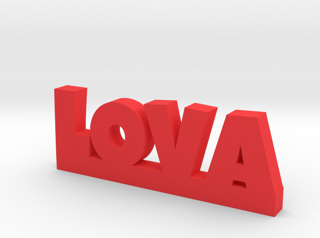 LOVA Lucky in Red Processed Versatile Plastic