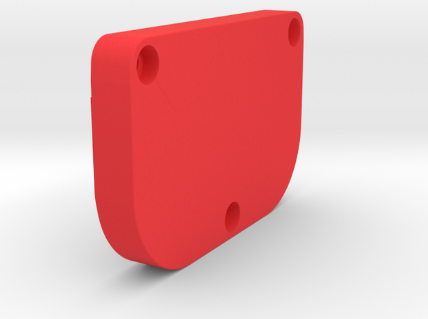 Nanocopter "Mini-Mavic" - LiIon 18650 Cover in Red Processed Versatile Plastic