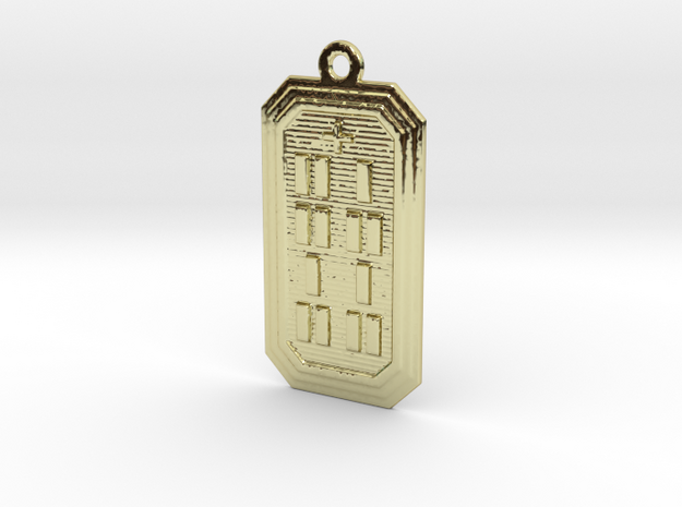 OSHETRUPON in 18k Gold Plated Brass
