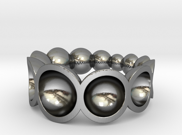 bowls ring in Polished Silver: 4.75 / 48.375